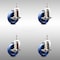 Service Caster 4 Inch 316SS Solid Polyurethane Swivel 1/2 Inch Threaded Stem Caster Set Brake SCC SCC-SS316TS20S414-SPUS-TLB-121315-4 - alternate 1